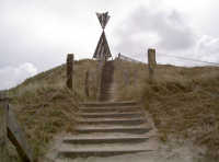 Norderney Naturschutzgebiet Schiffswrack Barke Barke Inselende