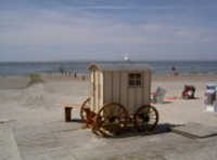 Badekarre von Norderney mit Bild Norderney Badekarre der Insel