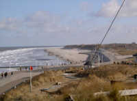 Promenade Nordstrand mit Georgshoehe Ney Promenade der Insel mit Georgshöhe