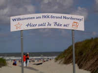 FKK an der Oase Oststrand der Insel