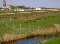 Norderney Inselflug Flugplatz Wiesen am Flugplatz Norderney