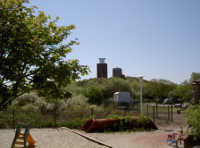 Kap und Wasserturm der Insel Deutschland Cap und Wasserturm