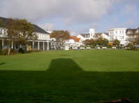 Kurhaus Conversationshaus auf der Insel Kurplatz Rasenanlage